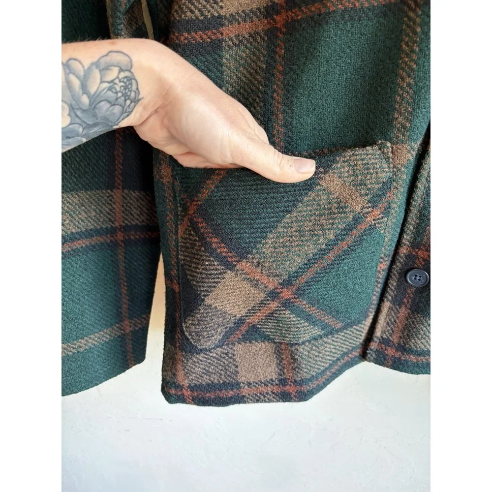 Common People Harry Shacket S NWT Plaid Chore Coat Heritage Cabin Jacket UK